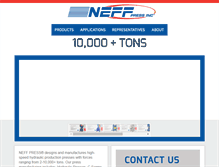 Tablet Screenshot of neffpress.com